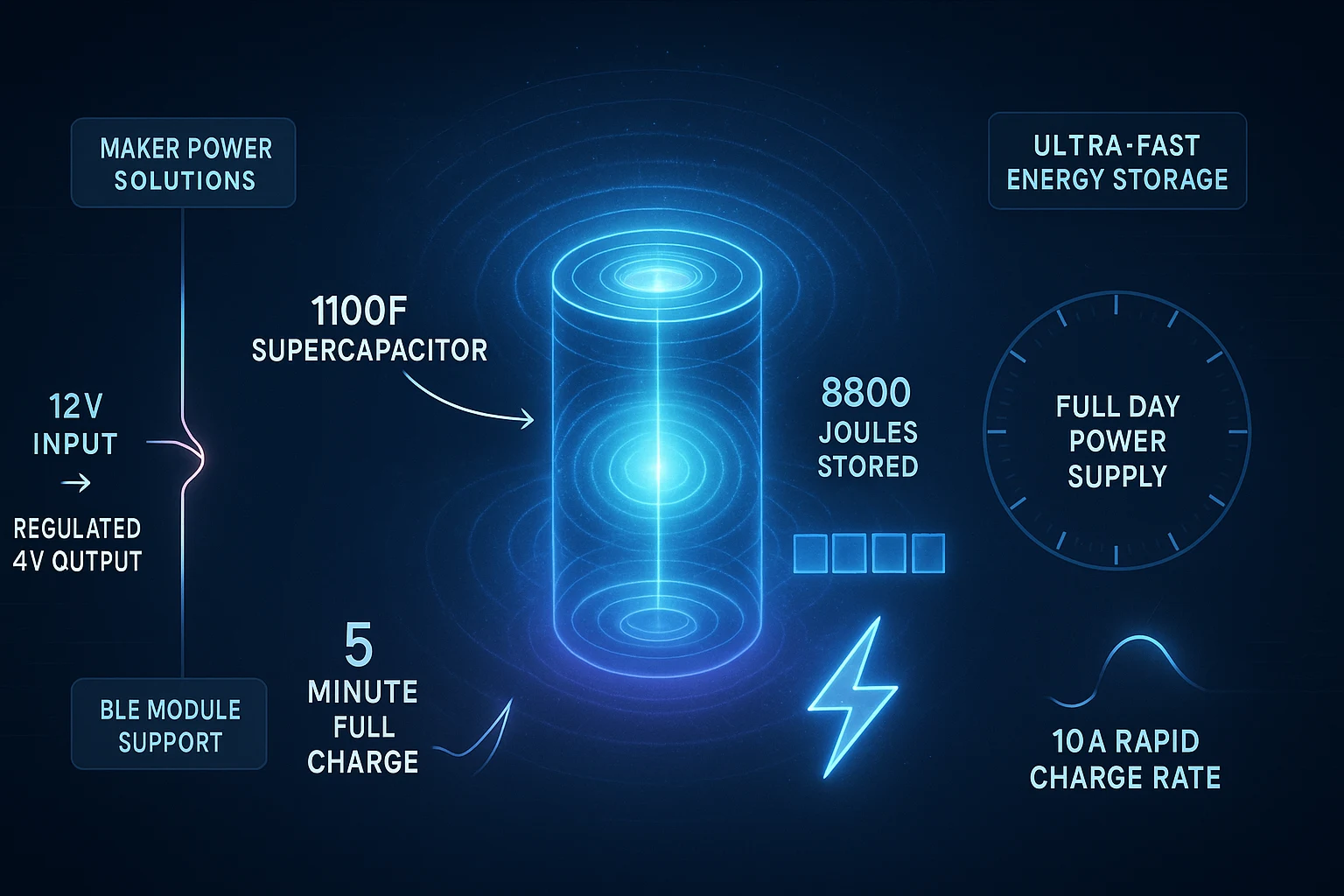 supercapacitor power module maker
